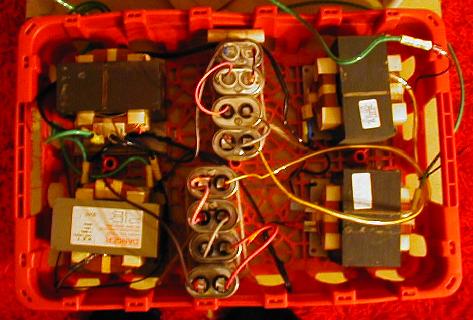 Tesla Coil with a Six-Pack Capacitor